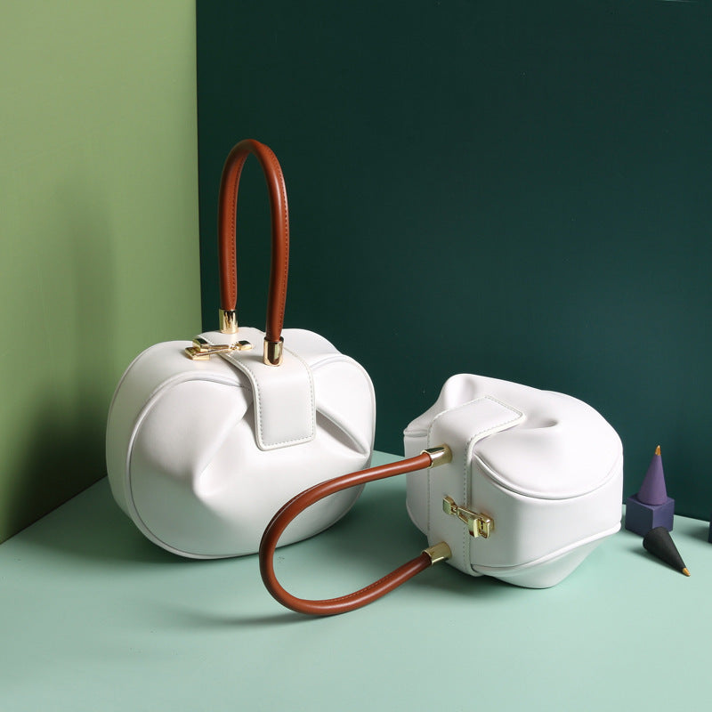 Wonton  Shape Leather handbags
