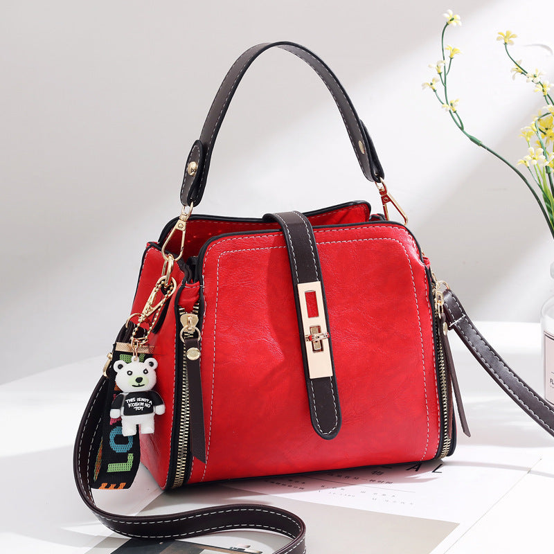 Top-Handle Crossbody Bag
