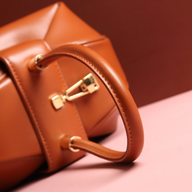 Wonton  Shape Leather handbags