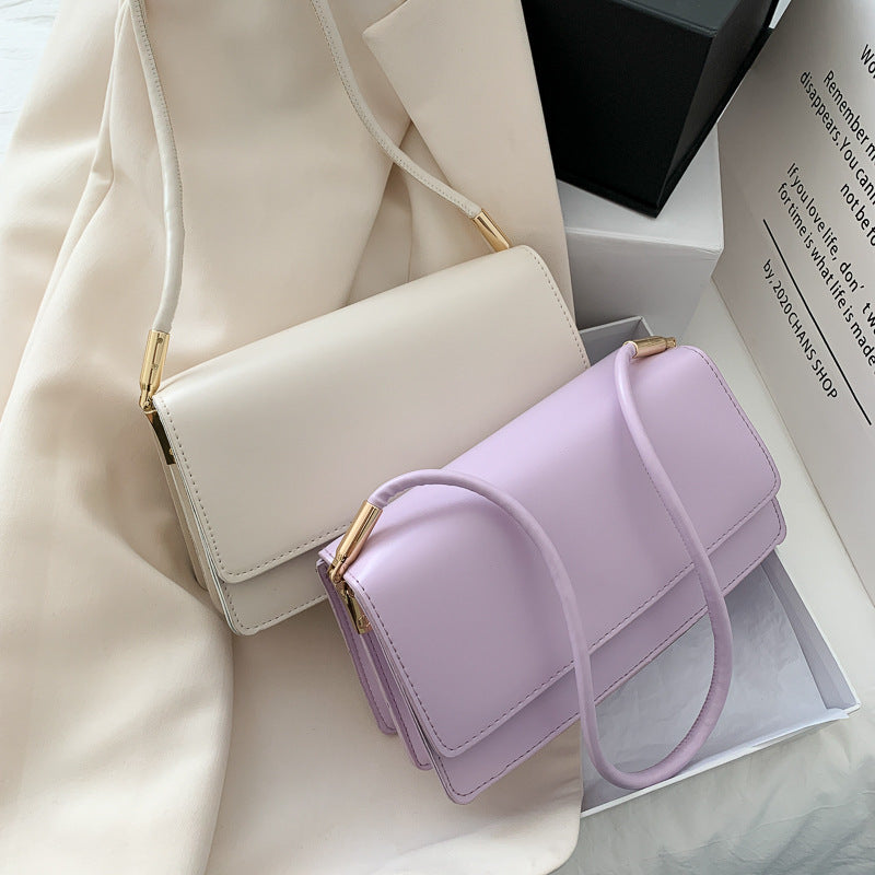 Horizontal Square Shoulder Bag