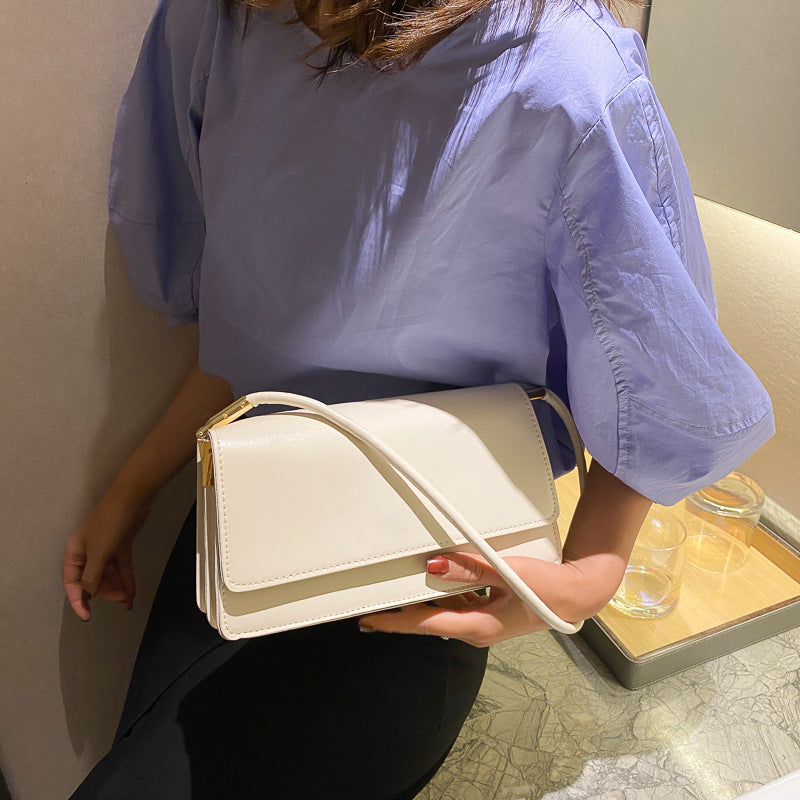 Horizontal Square Shoulder Bag