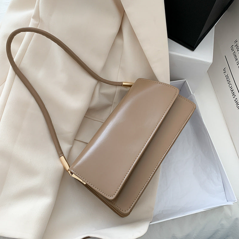 Horizontal Square Shoulder Bag
