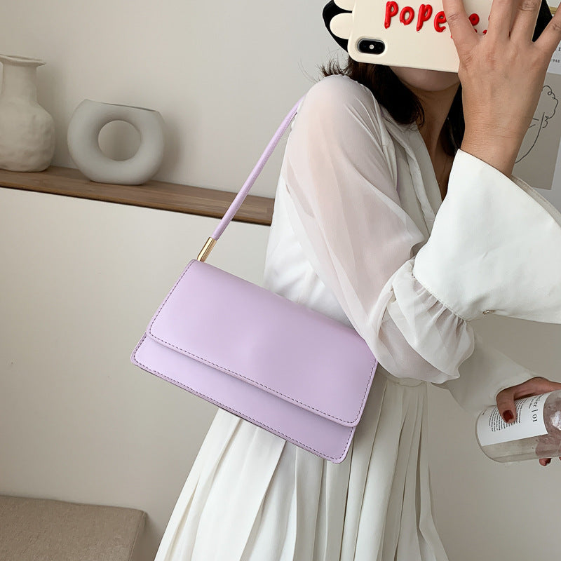 Horizontal Square Shoulder Bag