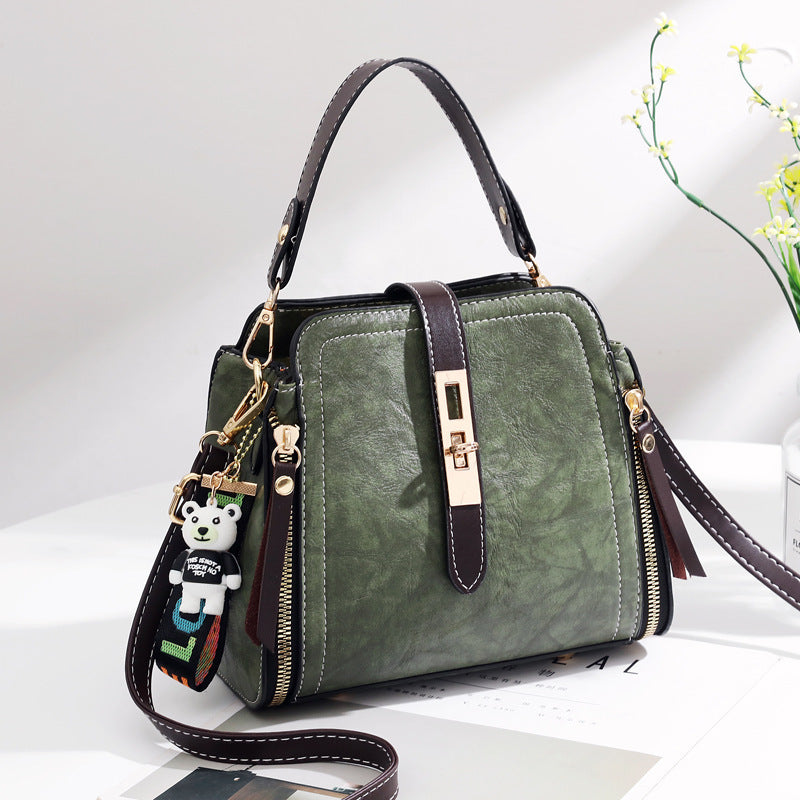 Top-Handle Crossbody Bag
