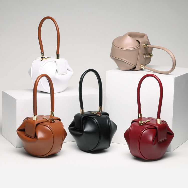 Wonton  Shape Leather handbags