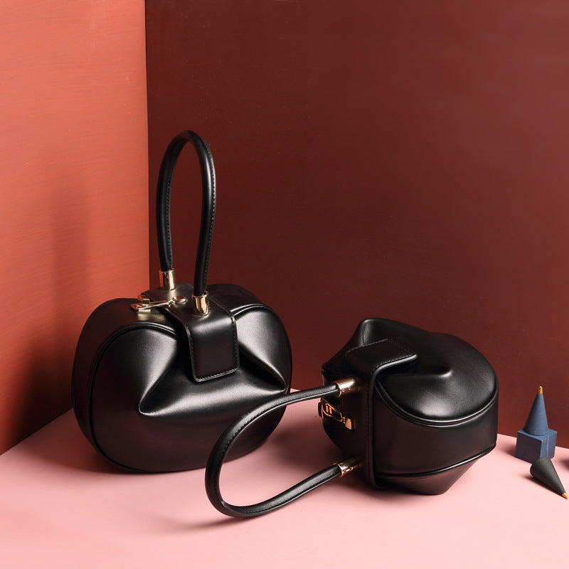 Wonton  Shape Leather handbags