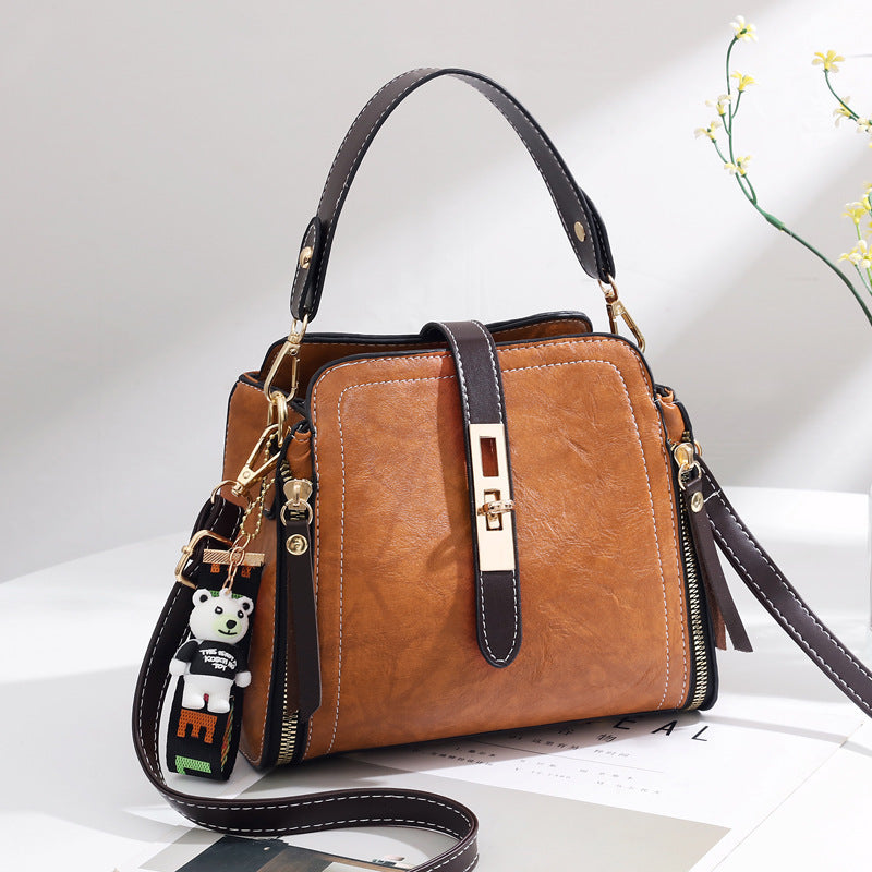 Top-Handle Crossbody Bag