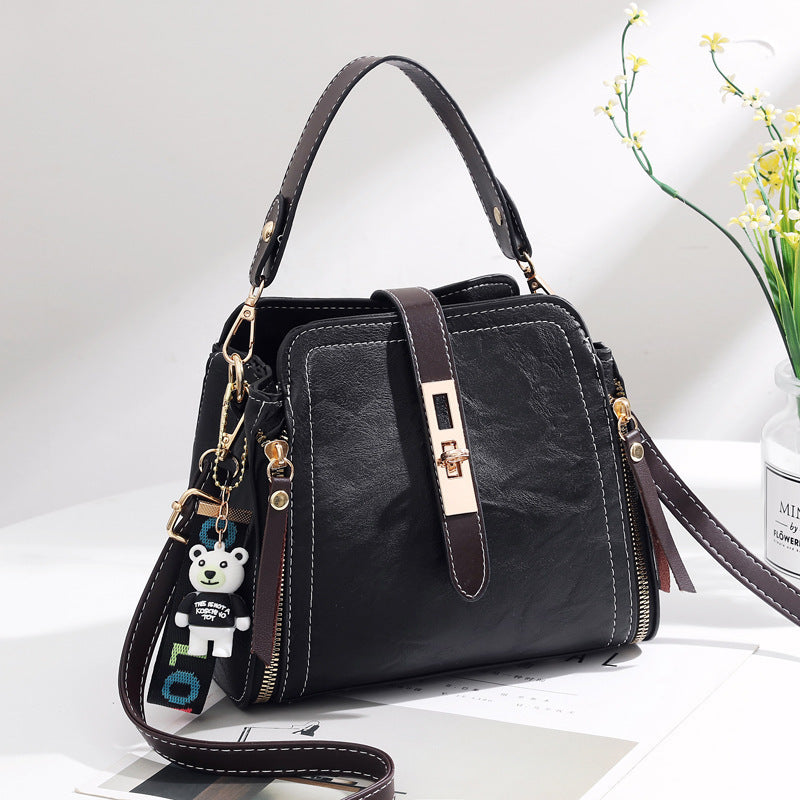 Top-Handle Crossbody Bag