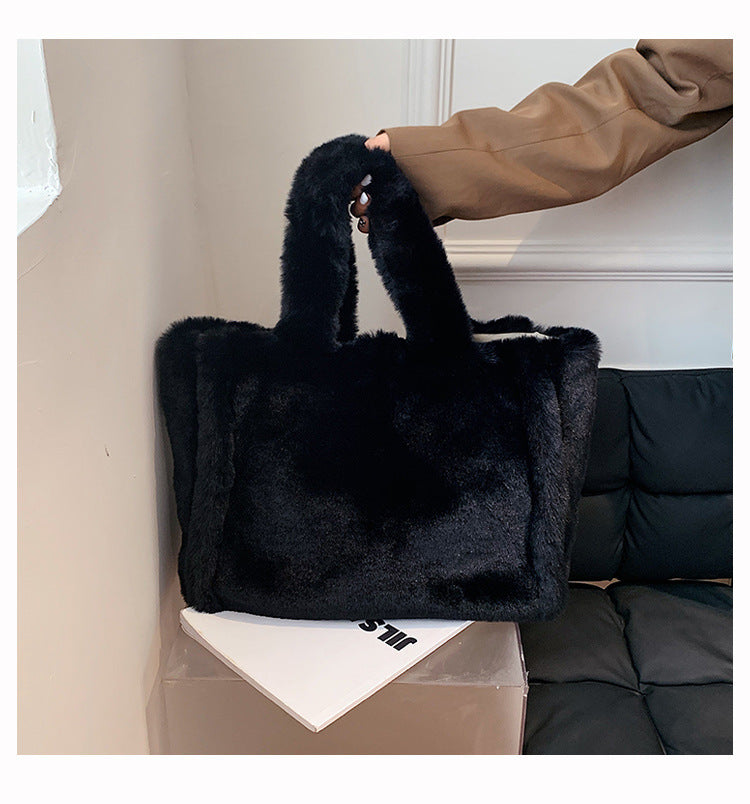 Plush Handbag Tote