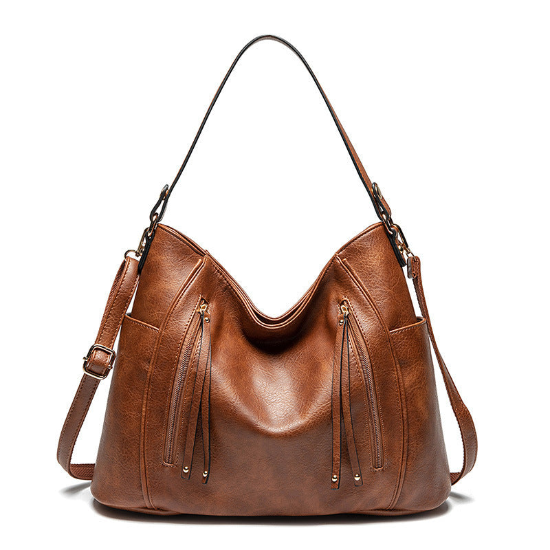 Plain Shoulder Handbag