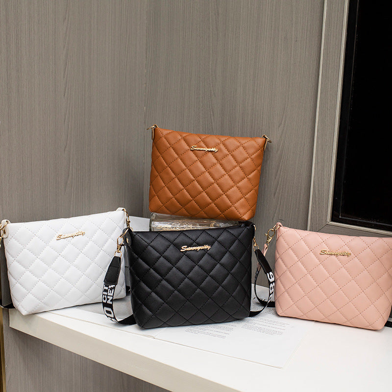 Sewing Line Crossbody bag