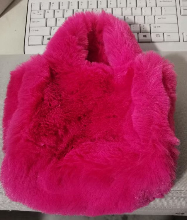 Plush Handbag Tote