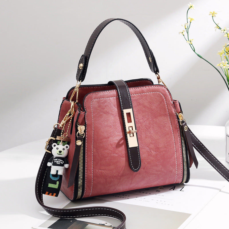 Top-Handle Crossbody Bag