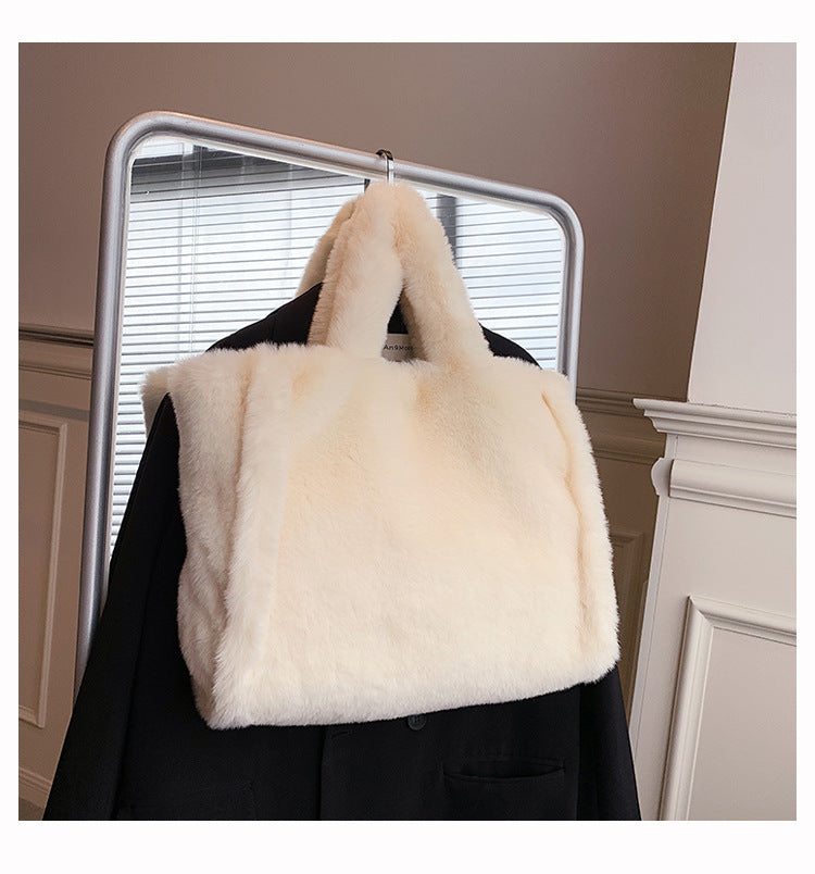 Plush Handbag Tote