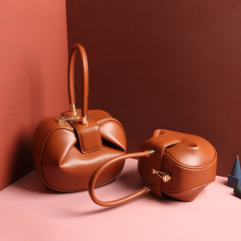 Wonton  Shape Leather handbags