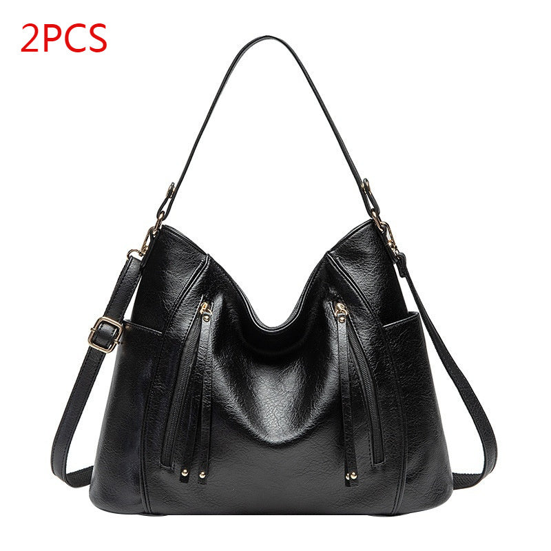Plain Shoulder Handbag