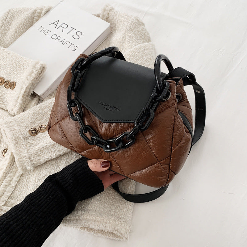 Quilted Top Handle Bag
