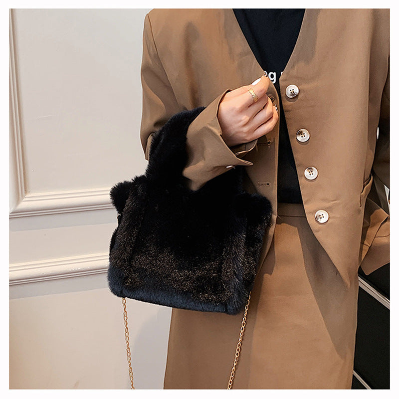 Plush Handbag Tote