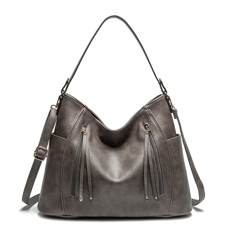 Plain Shoulder Handbag