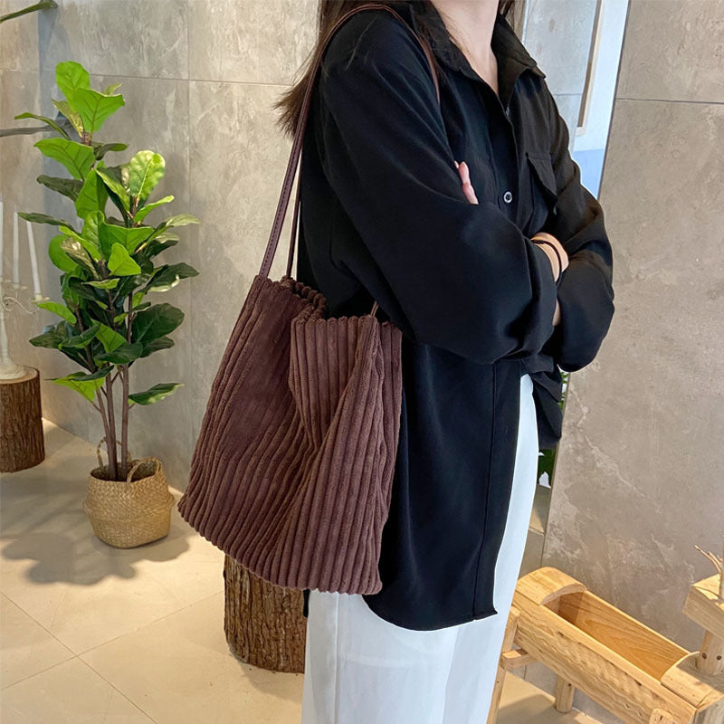 Corduroy Tote Bag