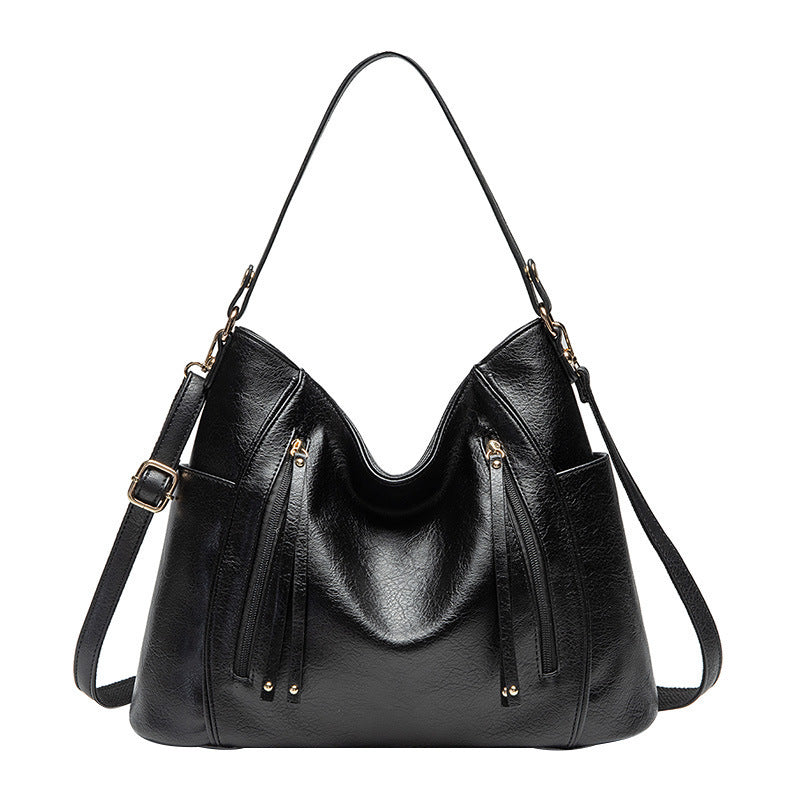 Plain Shoulder Handbag