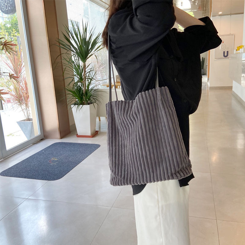 Corduroy Tote Bag