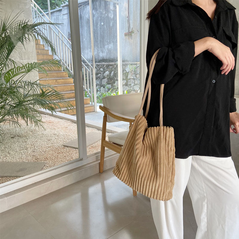 Corduroy Tote Bag